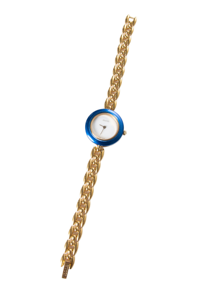 Gucci Chain Link Interchangeable Bezel Watch - irvrsbl