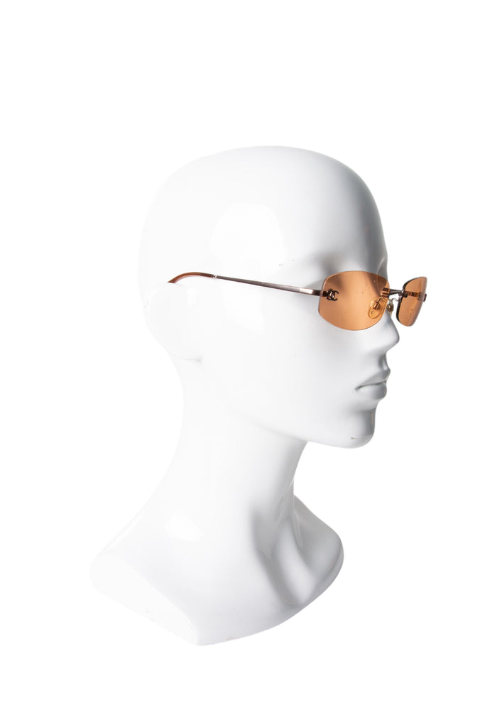 Chanel CC Orange Sunglasses - irvrsbl