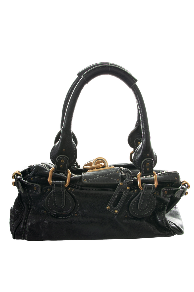 Chloe Paddington Bag in Black - irvrsbl