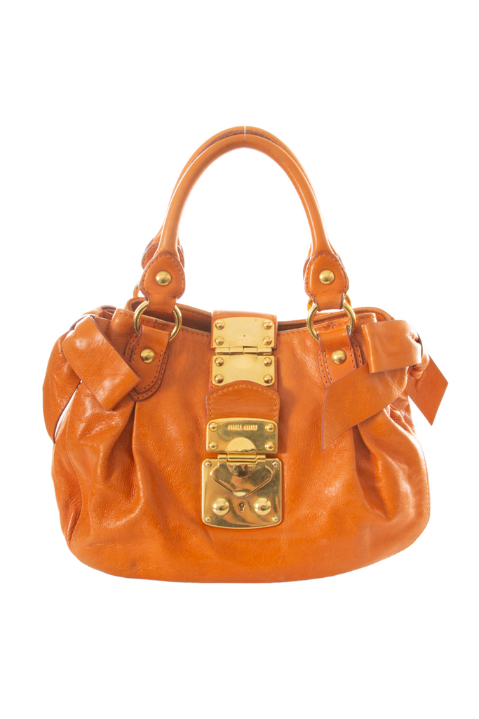 Miu Miu Orange Mini Bag - irvrsbl