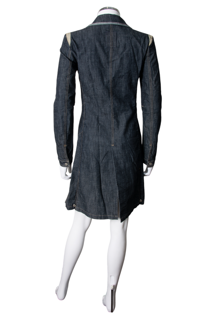 Marithe Francois Girbaud Denim Trench Coat - irvrsbl