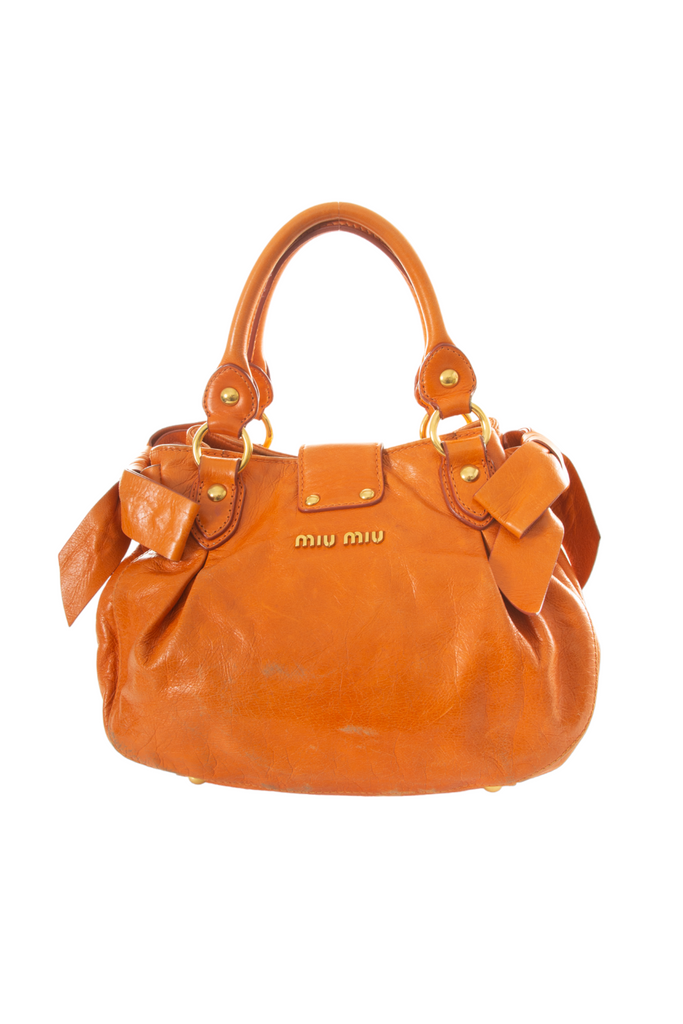 Miu Miu Orange Mini Bag - irvrsbl