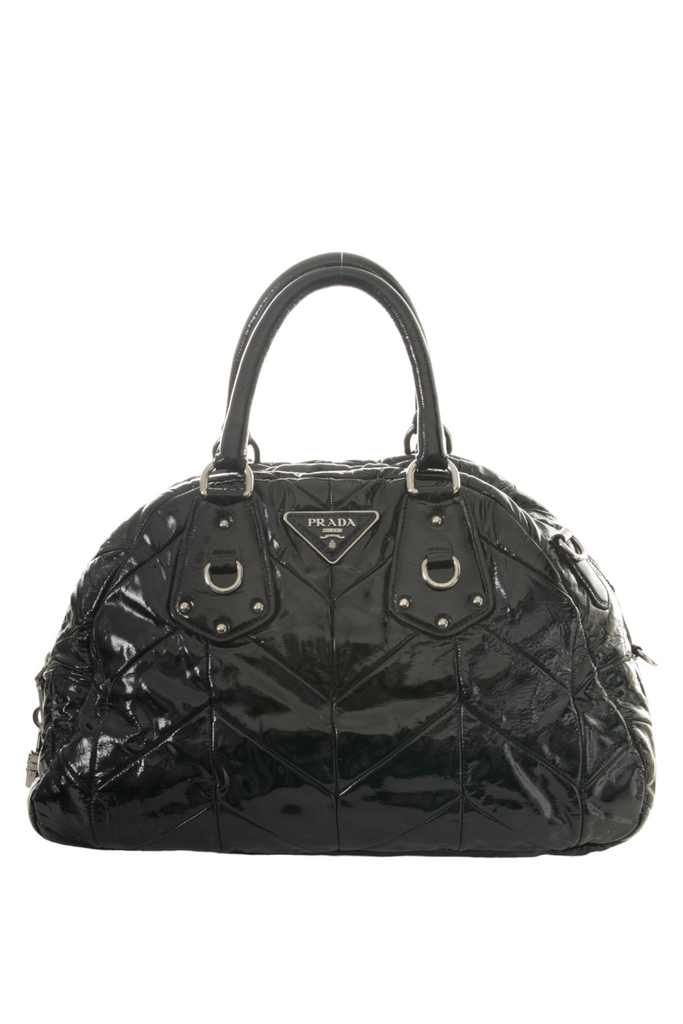 Prada Patent Leather Bag in Black - irvrsbl