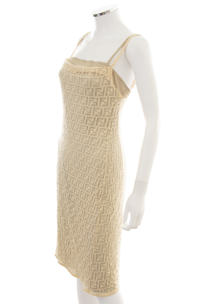 Fendi Sheer Monogram Dress - irvrsbl
