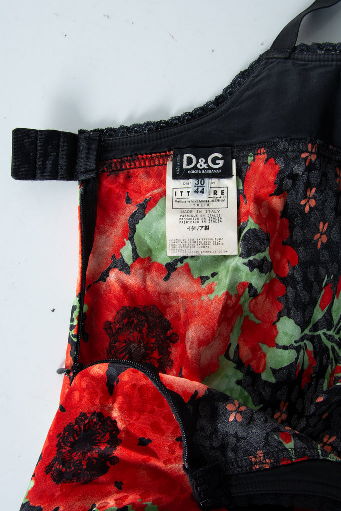 Dolce and Gabbana Floral Bustier Dress - irvrsbl