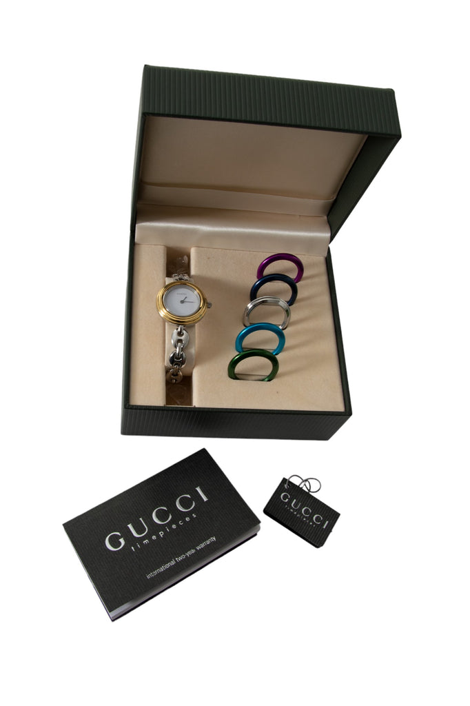 Gucci Bezel Chain Watch in Silver - irvrsbl