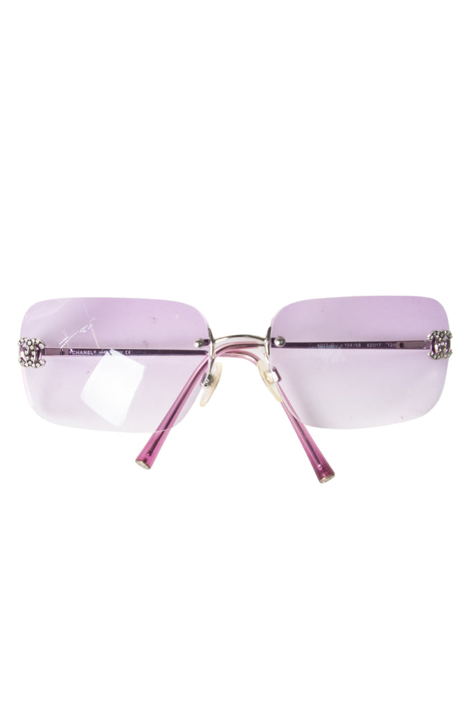 Chanel Swarovski Crystal Sunglasses - irvrsbl