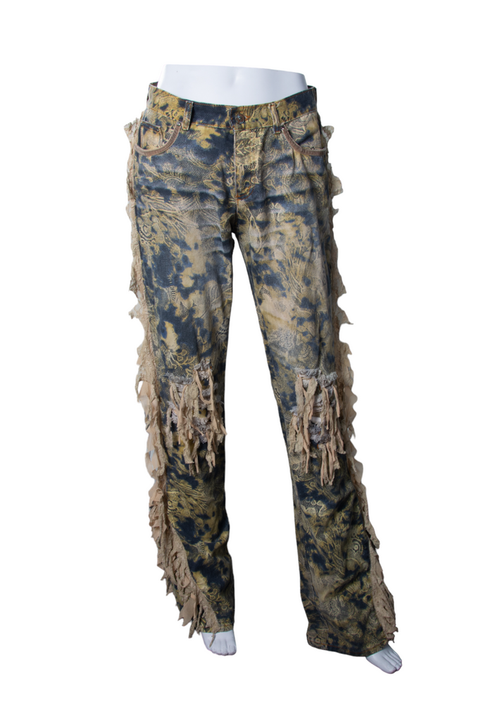 Voyage Passion Printed Denim Jeans - irvrsbl