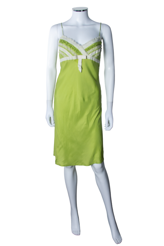 Iceberg Green Slip Dress - irvrsbl