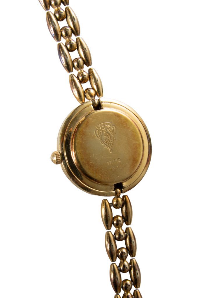 Gucci Gold Chain Link Interchangeable Bezel Watch - irvrsbl