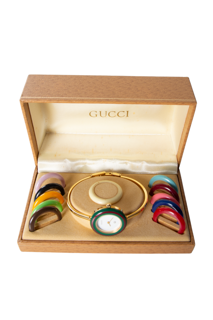 Gucci Watch with Interchangeable Bezels - irvrsbl