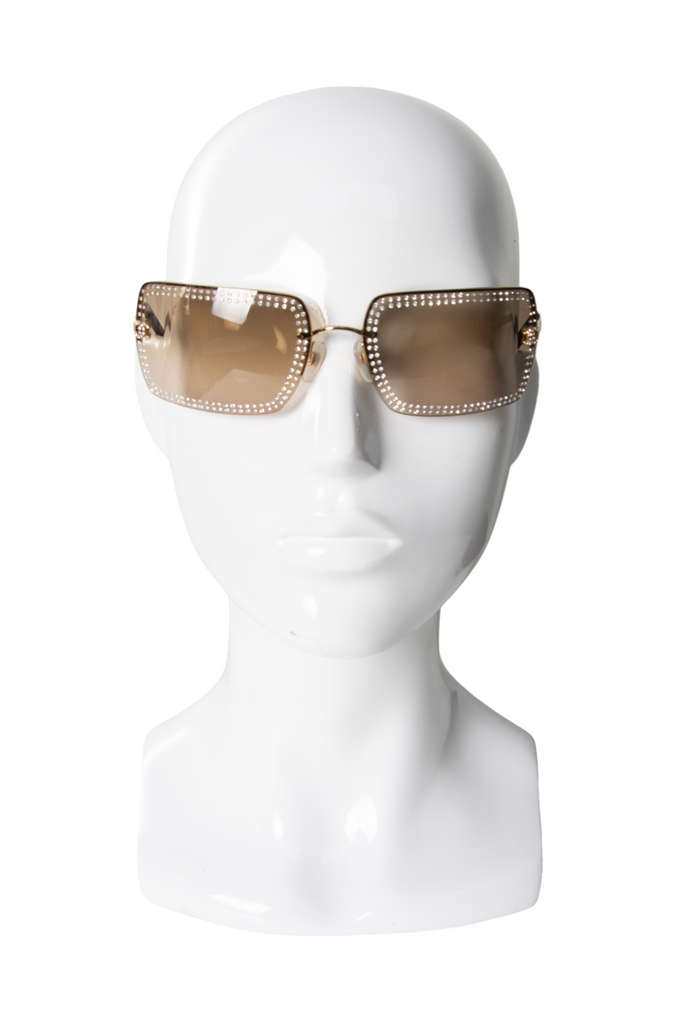 Chanel Rare Swarovski Crystal Sunglasses - irvrsbl