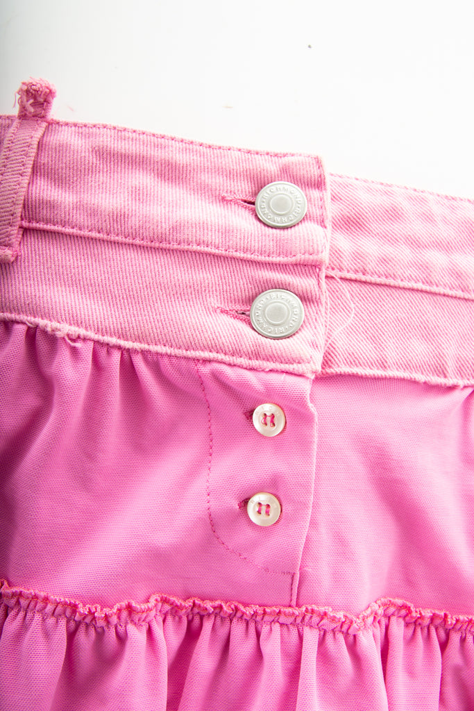 Richmond Ruffle Pink Skirt - irvrsbl