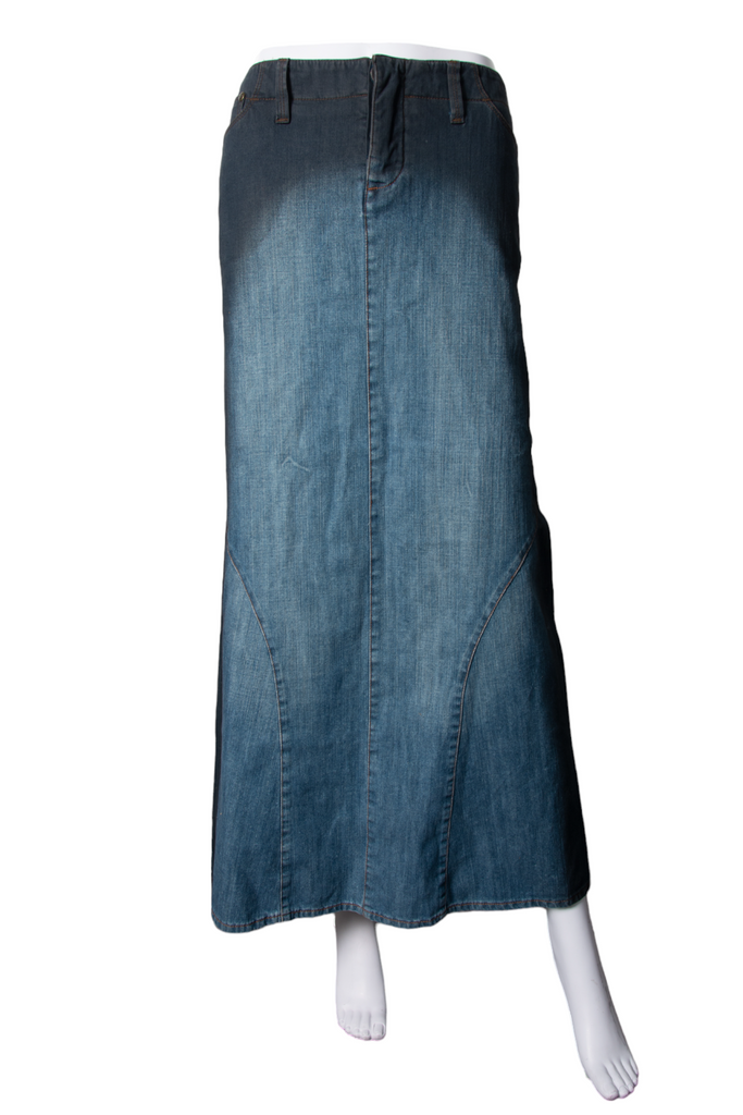 Voyage Passion Denim Maxi Skirt - irvrsbl