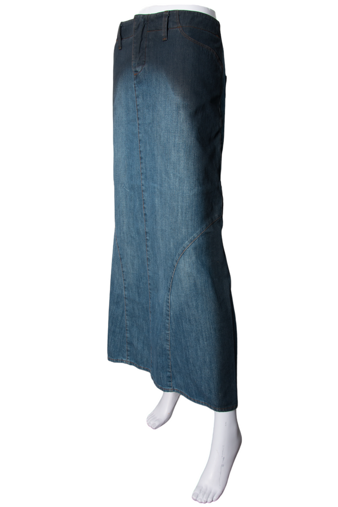 Voyage Passion Denim Maxi Skirt - irvrsbl