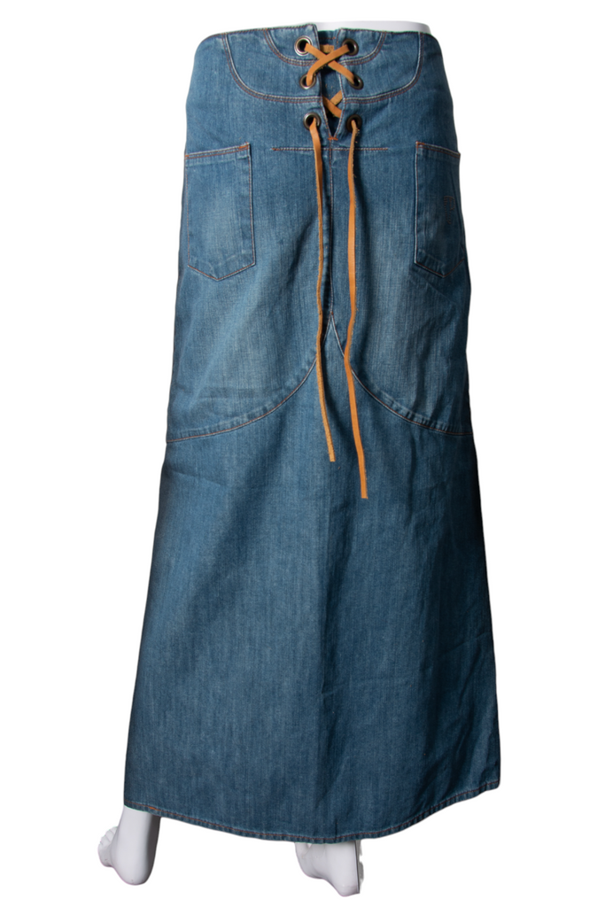 Voyage Passion Denim Maxi Skirt - irvrsbl