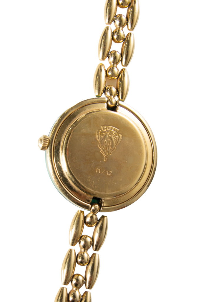 Gucci Gold Chain Link Interchangeable Bezel Watch - irvrsbl