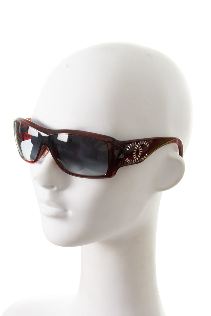 Chanel CC Sunglasses in Red - irvrsbl