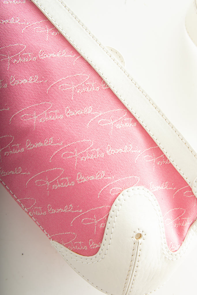 Roberto Cavalli Pink Canvas Bag - irvrsbl