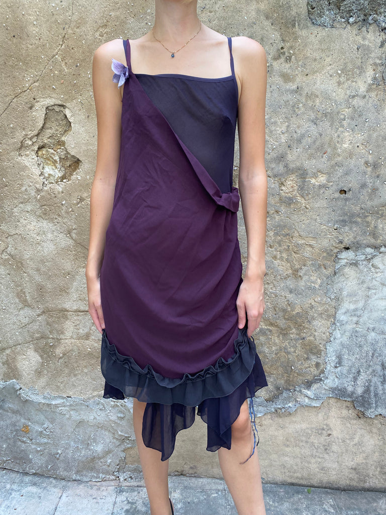 Cop Copine Flower Draped Dress - irvrsbl