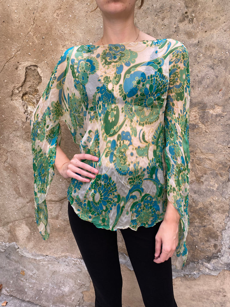Dolce and Gabbana Sheer Paisley Top - irvrsbl