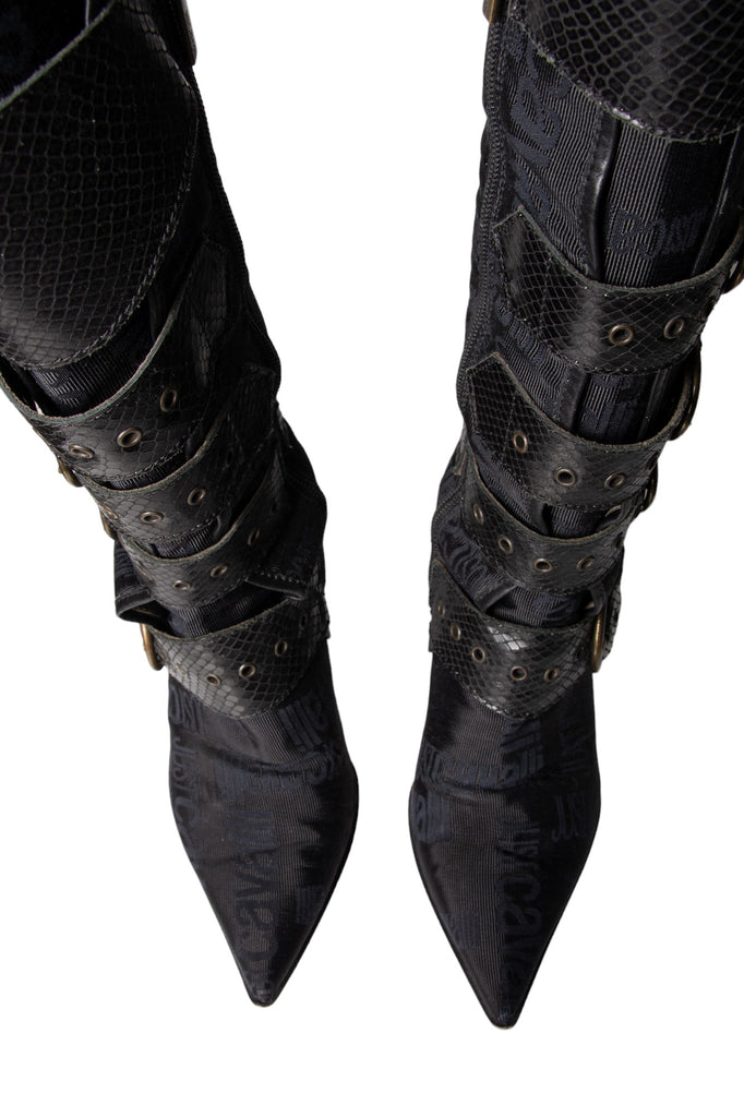 Roberto Cavalli Roberto Cavalli Buckle Boots - irvrsbl