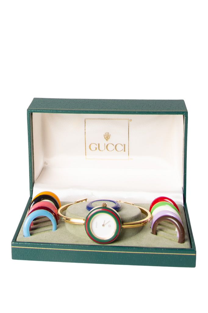 Gucci Watch with Interchangeable Bezels - irvrsbl