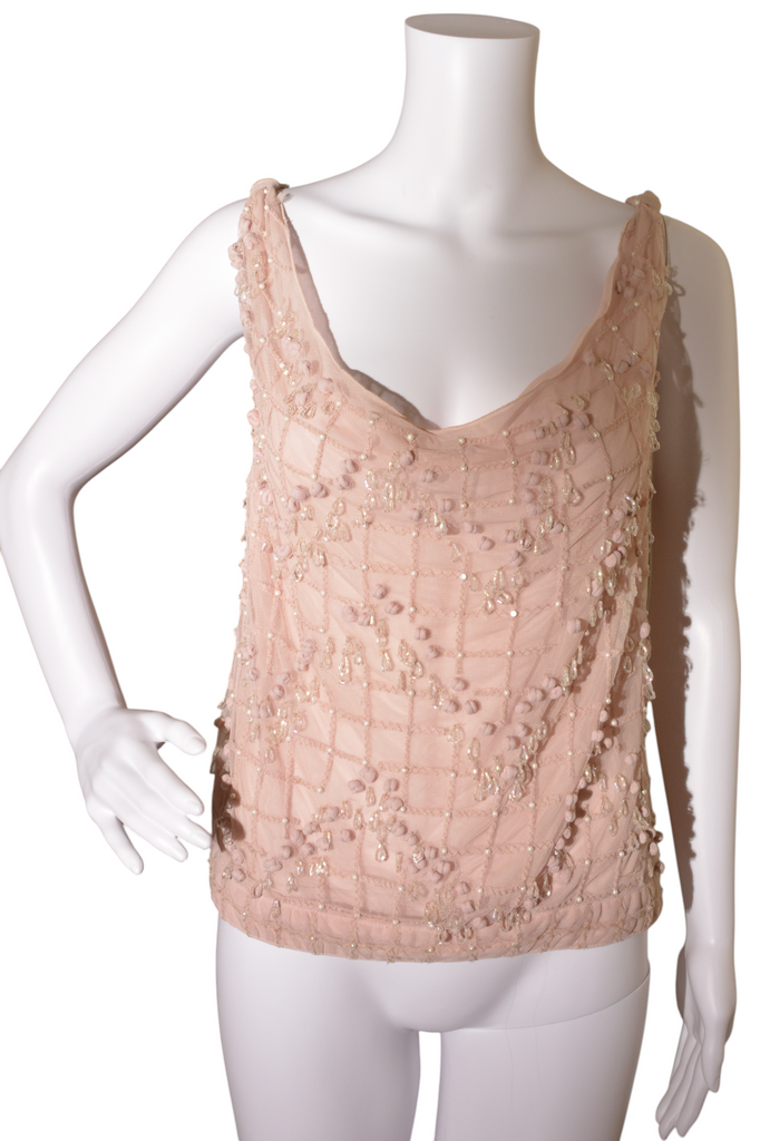 Emporio Armani Sheer Beaded Top - irvrsbl