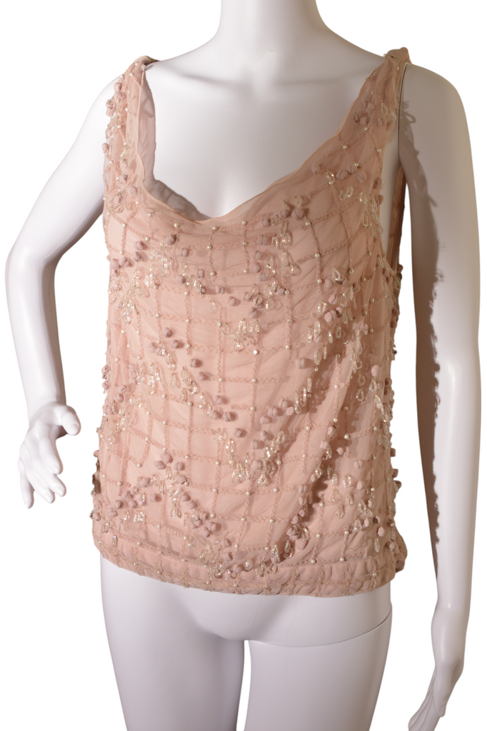 Emporio Armani Sheer Beaded Top - irvrsbl