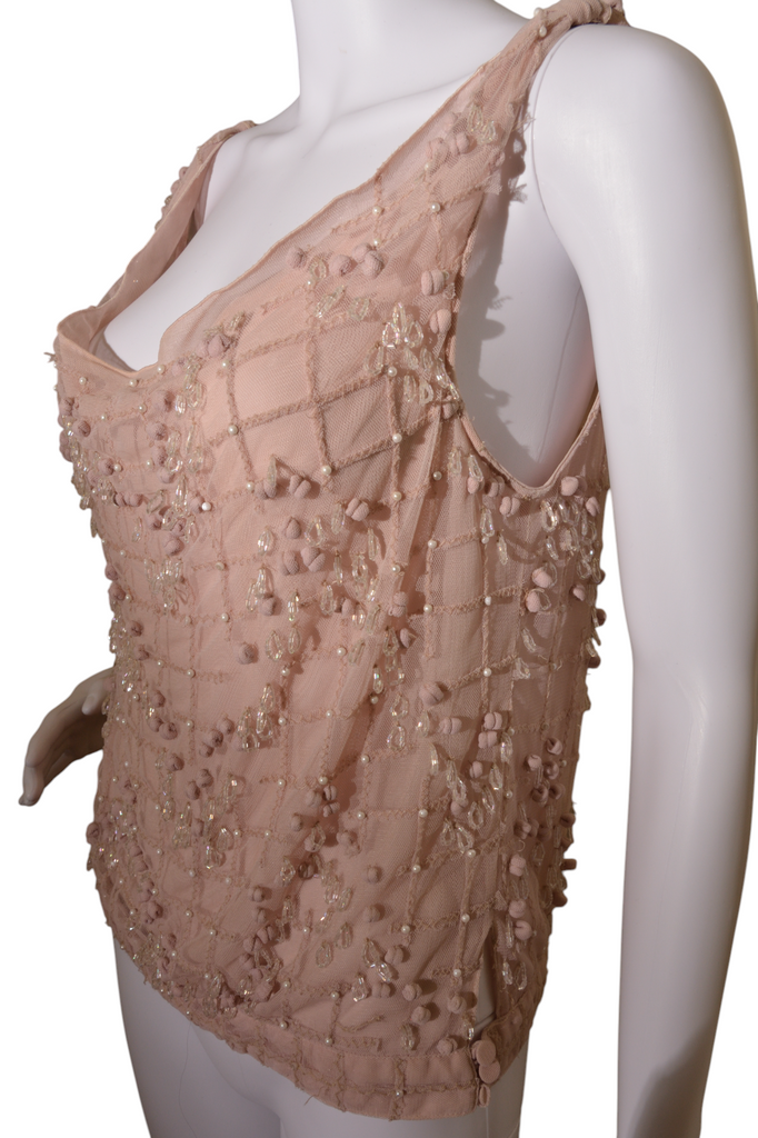 Emporio Armani Sheer Beaded Top - irvrsbl