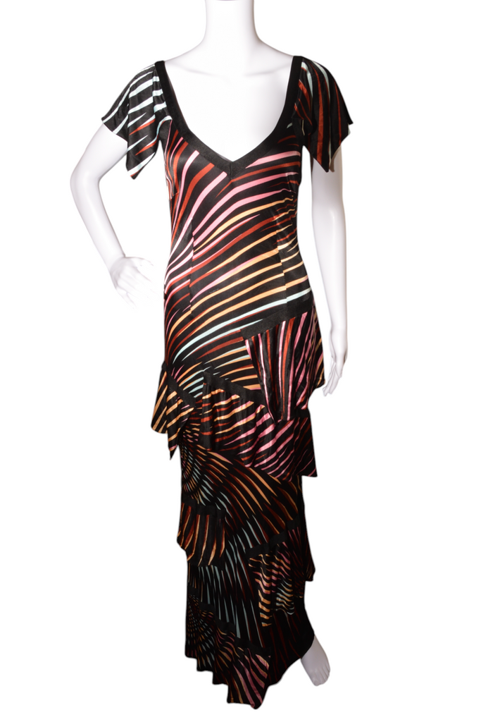 Missoni Striped Tiered Dress - irvrsbl