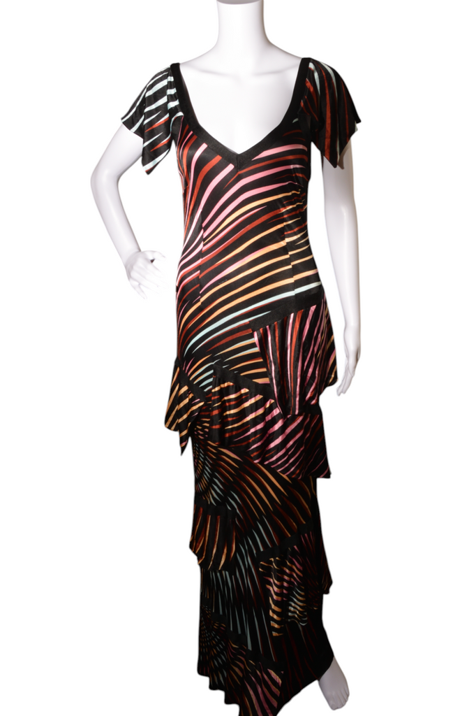Missoni Striped Tiered Dress - irvrsbl