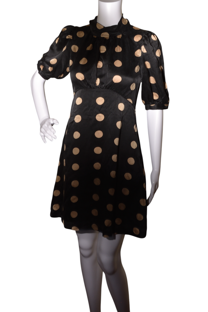 Betsey Johnson Polka Dot Tea Dress - irvrsbl