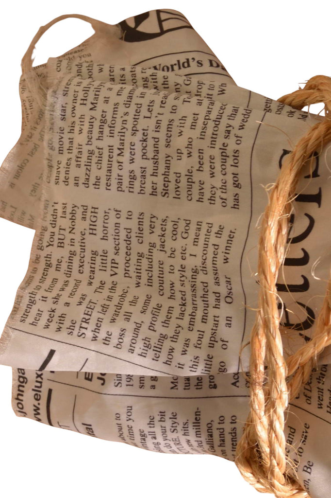 John Galliano Rare Newspaper Gazette Print Boots - irvrsbl