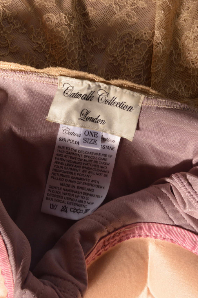 Catwalk Collection Lace Up Bustier Dress - irvrsbl