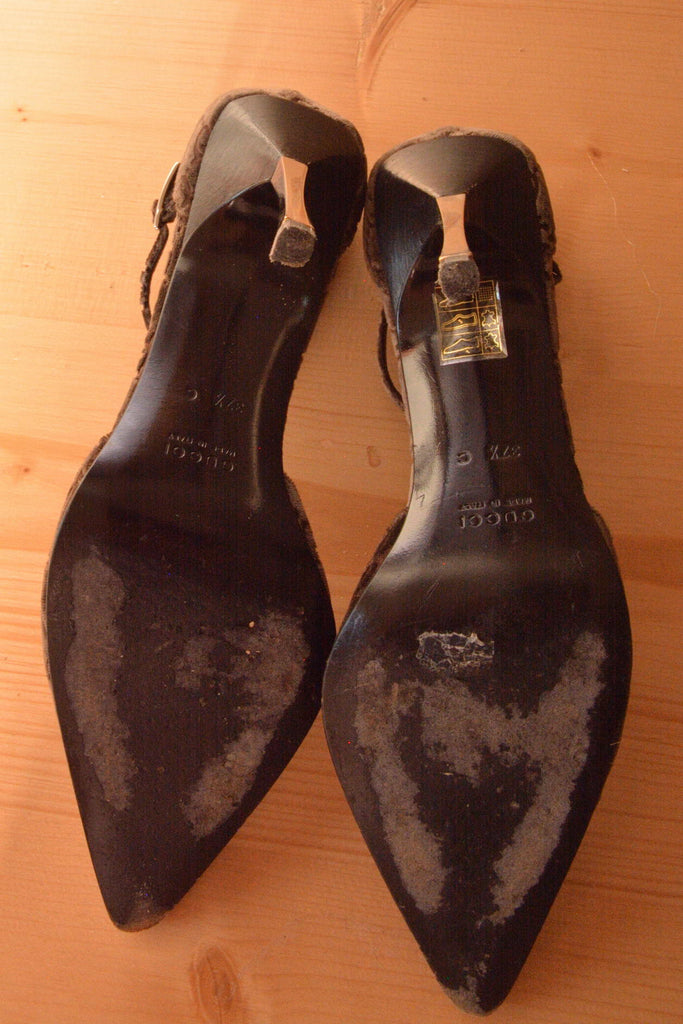 Gucci F/W 1997 Monogram Heels - irvrsbl