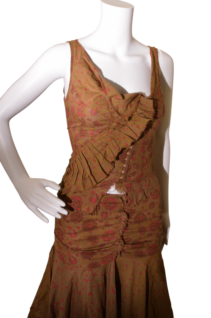 Plein Sud 2003 Raw Hem Skirt and Top - irvrsbl