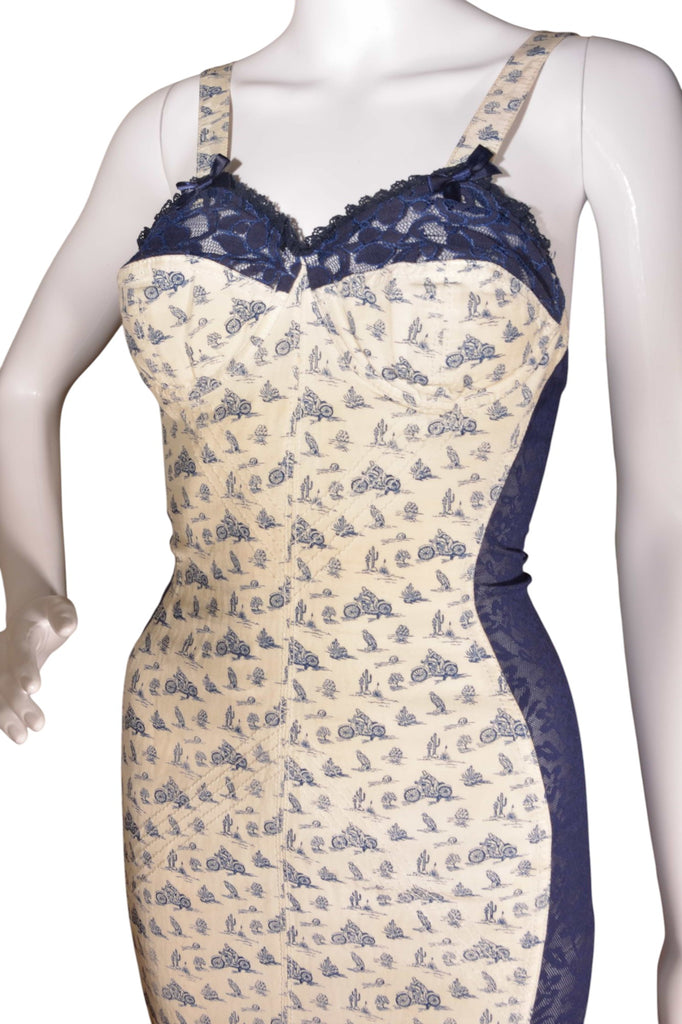 Jean Paul Gaultier Lace Side Bustier Dress - irvrsbl