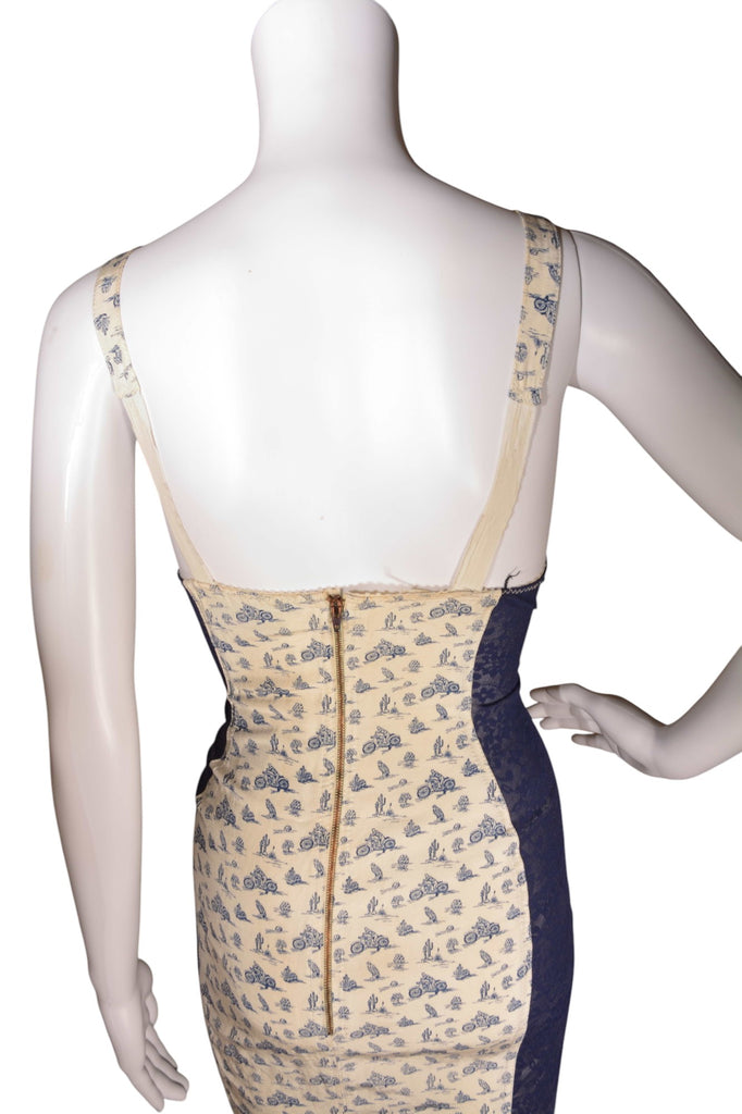 Jean Paul Gaultier Lace Side Bustier Dress - irvrsbl