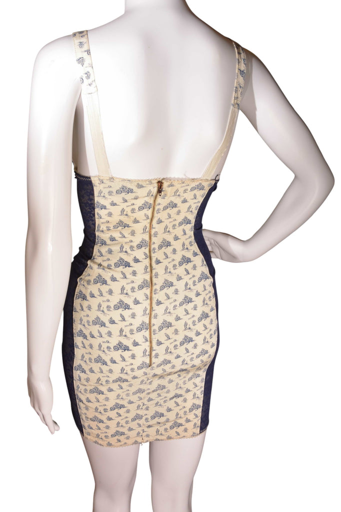 Jean Paul Gaultier Lace Side Bustier Dress - irvrsbl