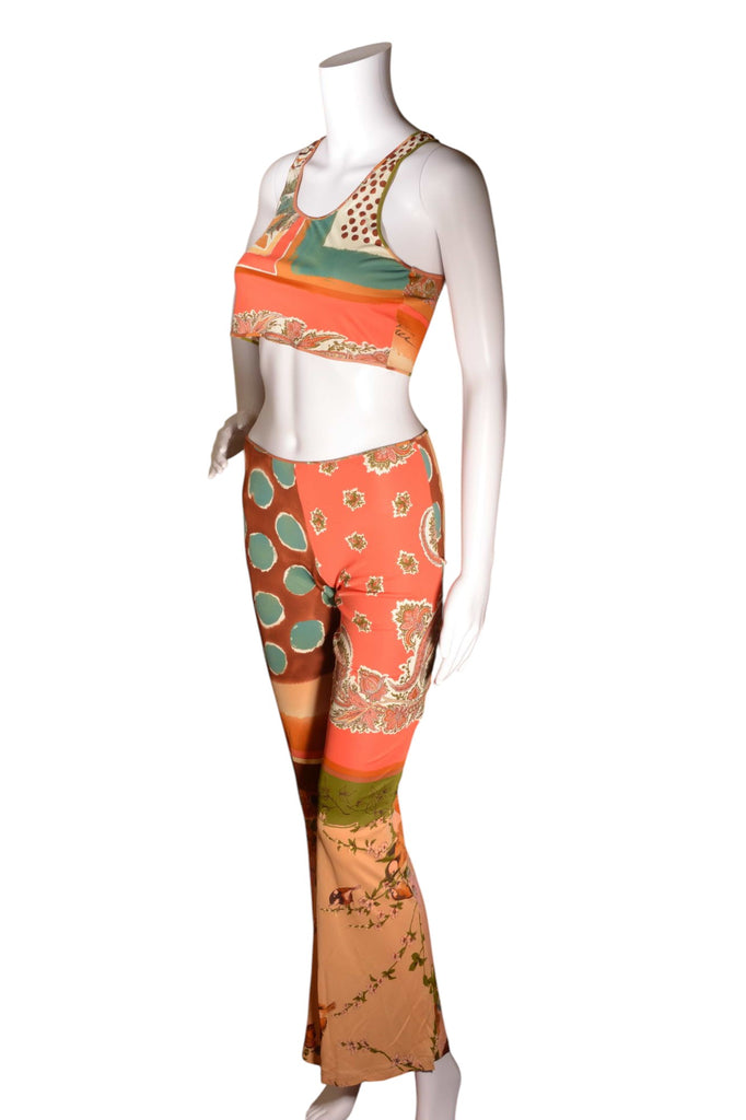 Jean Paul Gaultier Paisley Print Top and Pant Set - irvrsbl
