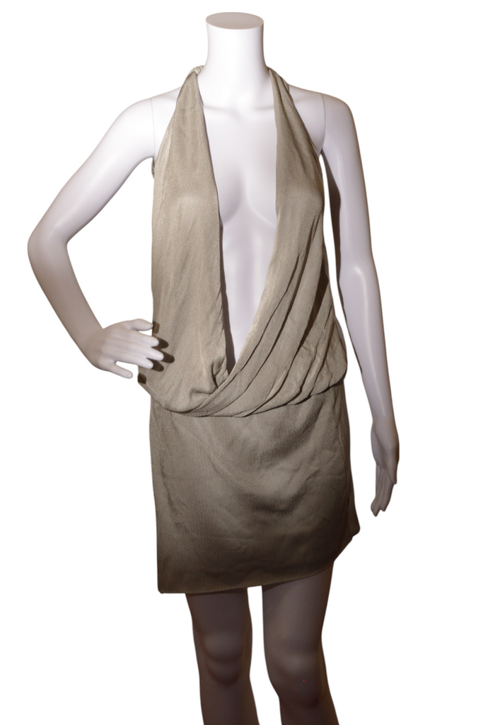 Emporio Armani Plunging Open Dress - irvrsbl