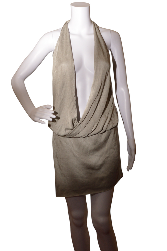 Emporio Armani Plunging Open Dress - irvrsbl