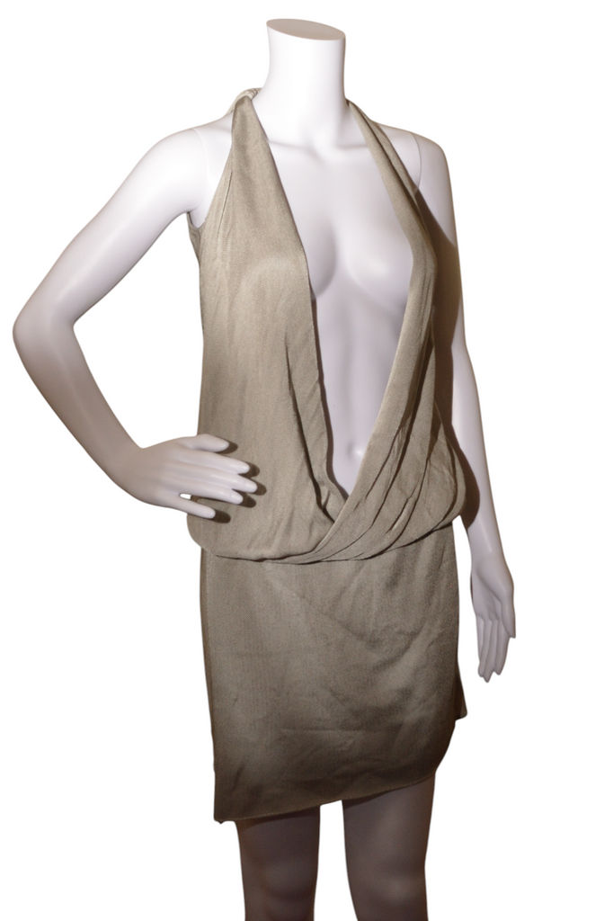 Emporio Armani Plunging Open Dress - irvrsbl