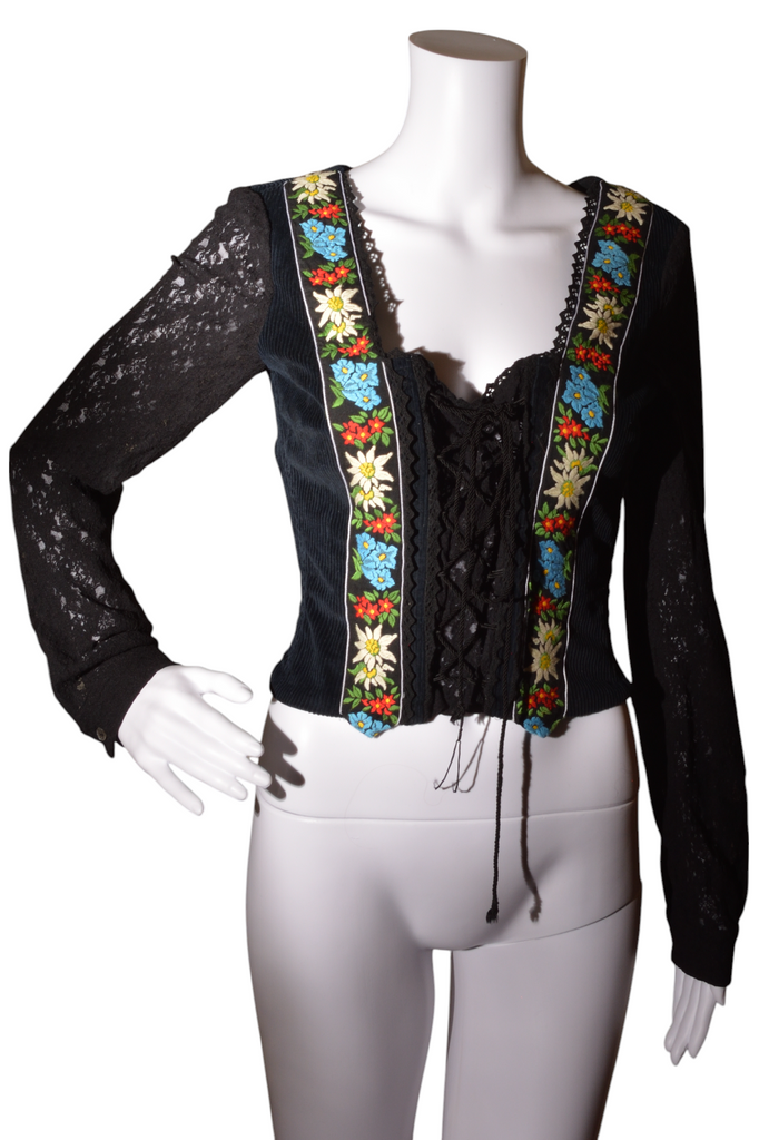 Dolce and Gabbana F/W 2002 Dirndl Corset Top - irvrsbl