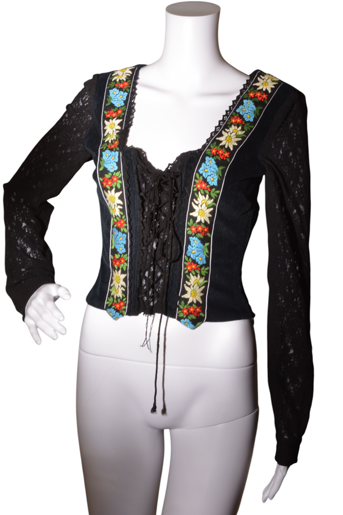 Dolce and Gabbana F/W 2002 Dirndl Corset Top - irvrsbl