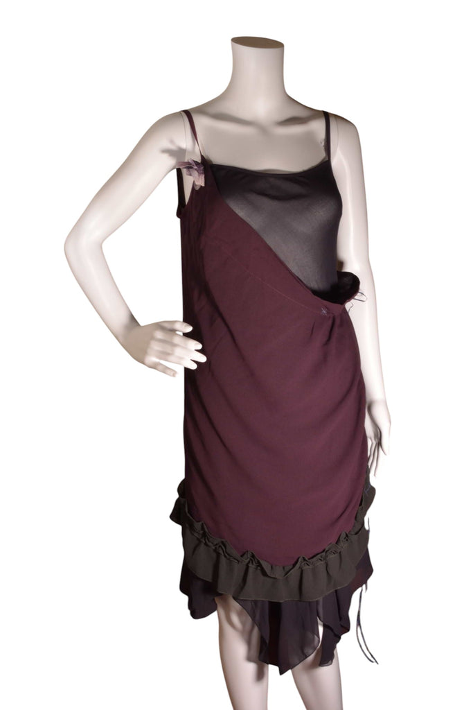 Cop Copine Flower Draped Dress - irvrsbl