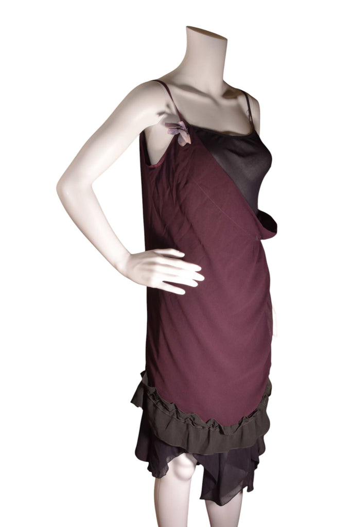 Cop Copine Flower Draped Dress - irvrsbl