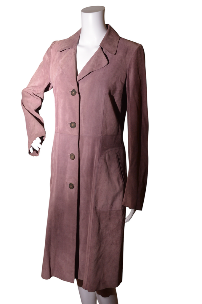 Marni Lavender Suede Coat - irvrsbl