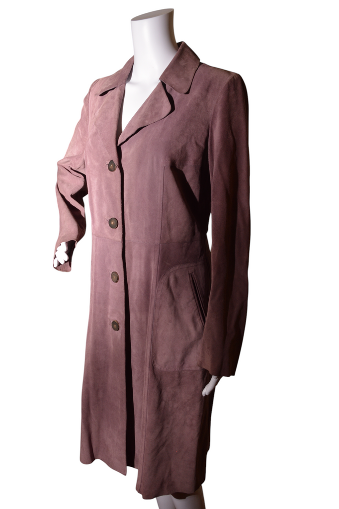 Marni Lavender Suede Coat - irvrsbl